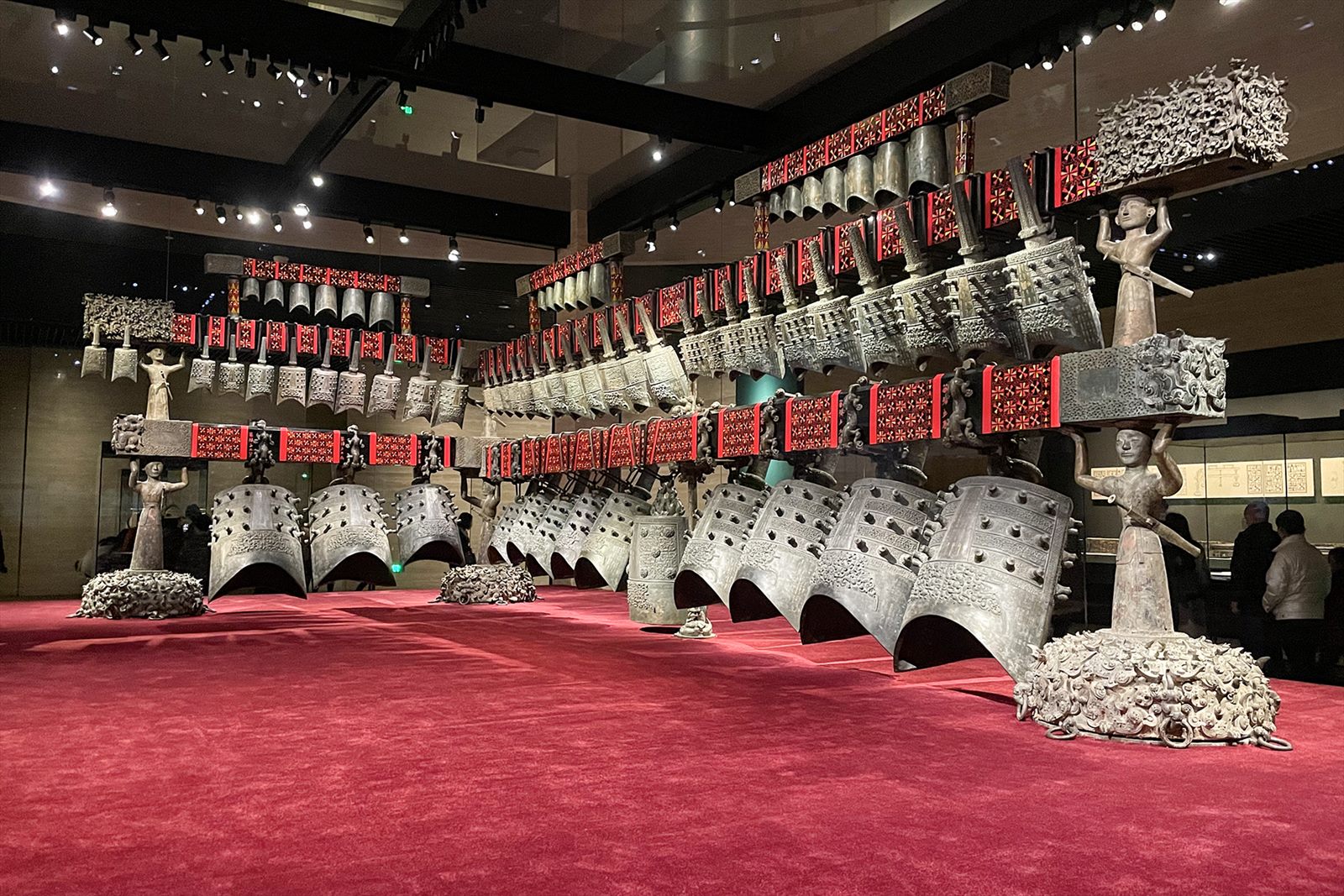 湖北省博物馆曾侯乙编钟展厅实景